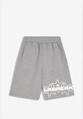 SHORT GRIS EFFET NÉOPRÈNE OVERSIZE