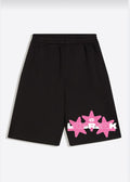 SHORT NOIR EFFET NÉOPRÈNE OVERSIZE